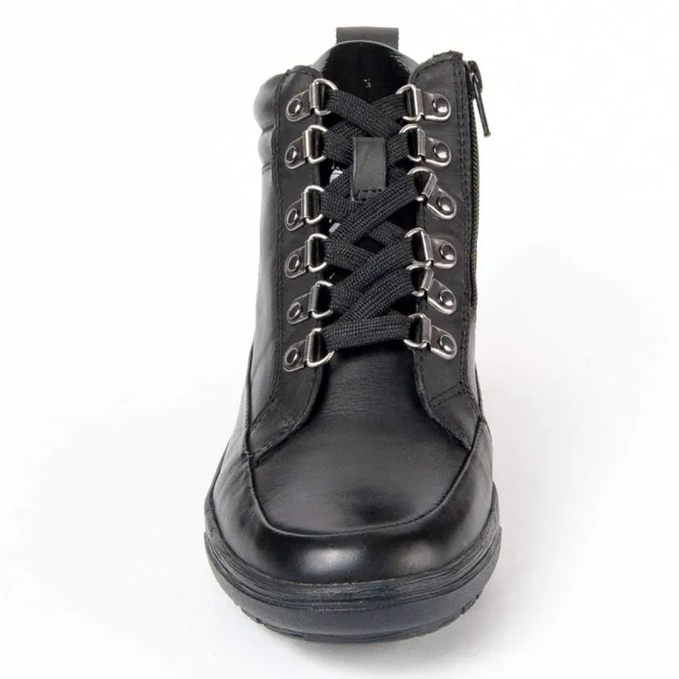 Casual leather ankle boot for women. Butterfly bottilina2 99465