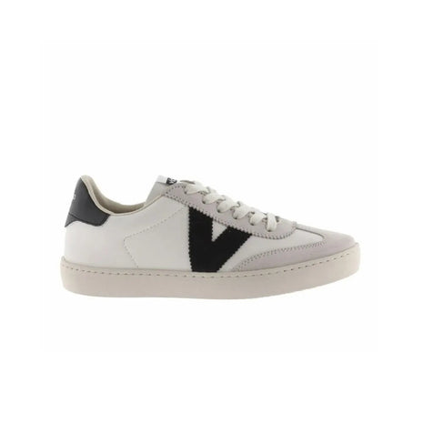 Victoria Berlin Sneakers for Women in Black - Comfortable, Lace-up, Flat Footwear with a Non-slip Sole, Ideal for Spring and Outdoor Activities PlatiNum