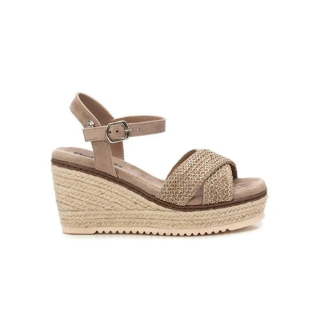Refresh esparto wedges 172650   Taupe woman PlatiNum