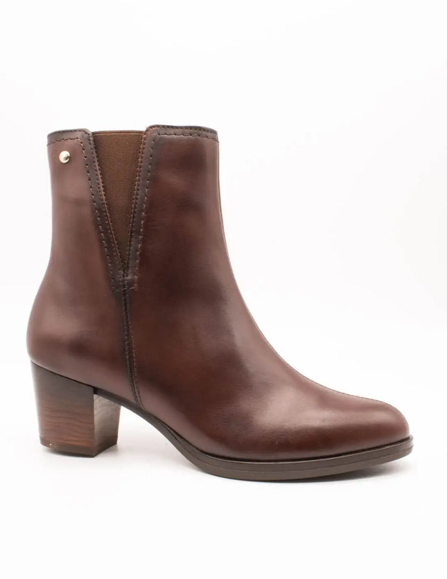Pikolinos w0e-8628 zamora mahogany ankle boot for women