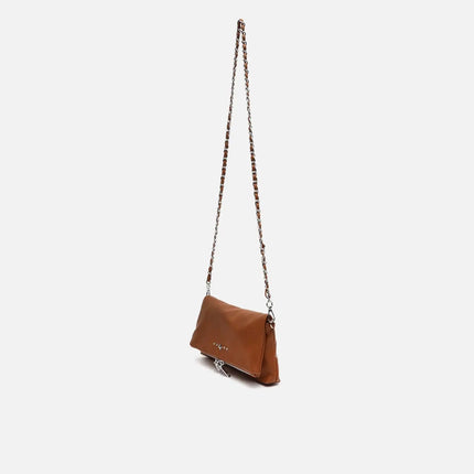 Misako Laurini piccola borsa a tracolla con patta e tasca porta monete