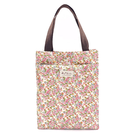 Borse da giardino Borsa da giardino piccola impermeabile da giardino con fiori - Varietà di stampe - Resina di cotone - 30 cm x 24 cm x 13 15 cm