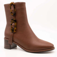 Noa harmon ankle boot 010048-0050 solene brown for women
