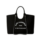 Borsa shopper Rue St-Guillaume KARL LAGERFELD con catena nera