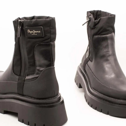 Pepe jeans ankle boot pls50528-999 black for women