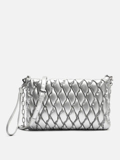 Borsa a tracolla e a mano imbottita Misako Elaxy ED. Borse da donna
