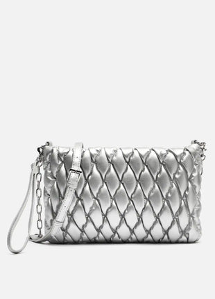 Borsa a tracolla e a mano imbottita Misako Elaxy ED. Borse da donna