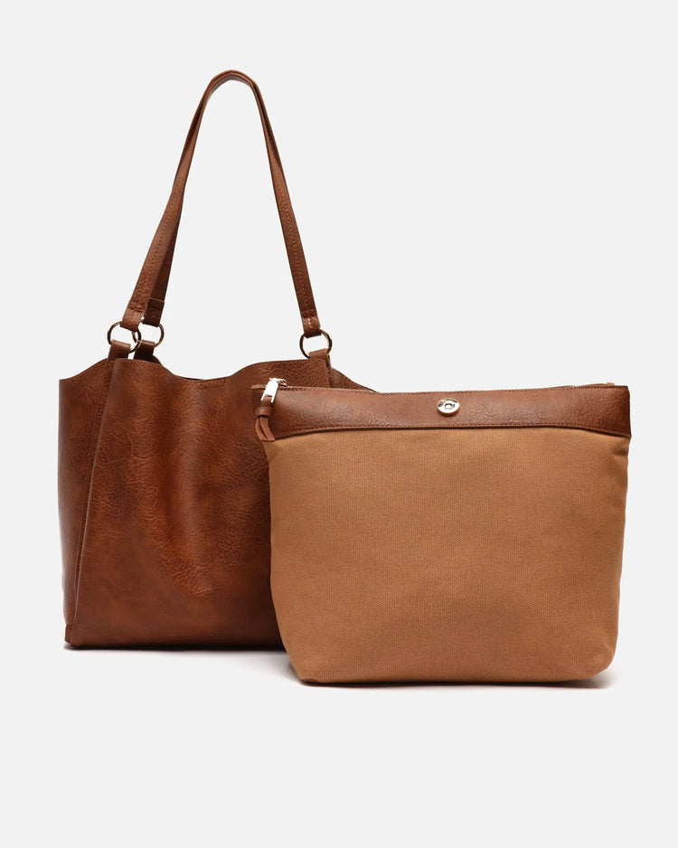Borsa shopper grande Misako Mairena con borsa all'interno Borse da donna