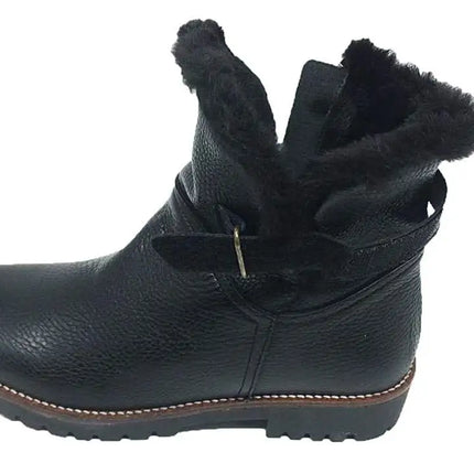 Ankle boots/boots/nival/women/leather/textile lining