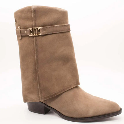 Carmela boot 164328-02 taupe suede for women