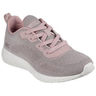 Skechers BOBS Squad Ghost Star - Women's Sneakers with Reflective Mesh Upper, Memory Foam Insole for Comfort, Seamless Design for Reduced Friction, and Flexible Rubber Sole for Traction - Ideal Comfortable Shoes for Daily Use PlatiNum