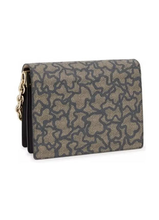 Borsa a tracolla Tous Medium Audree Chain Black Kaos Icon 2001799559