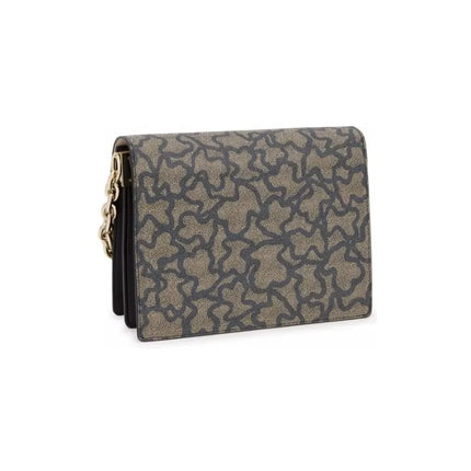 Borsa a tracolla Tous Medium Audree Chain Black Kaos Icon 2001799559