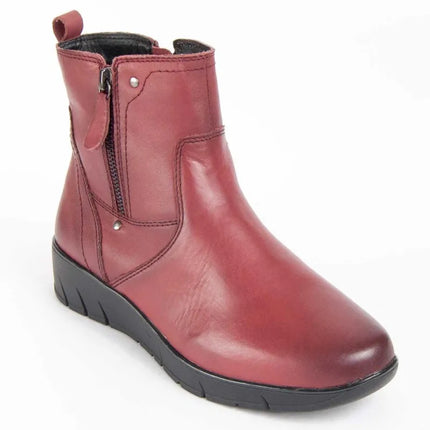 Casual leather ankle boot for women. Butterfly bottilina3 99470