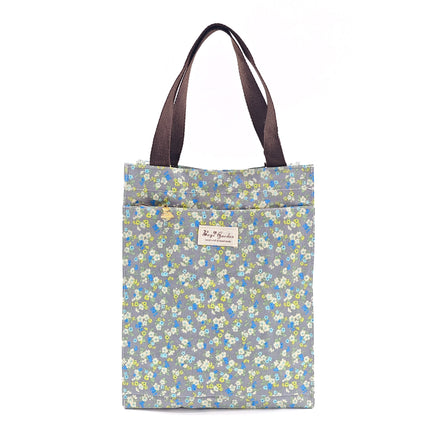 Borse da giardino Borsa da giardino piccola impermeabile da giardino con fiori - Varietà di stampe - Resina di cotone - 30 cm x 24 cm x 13 15 cm