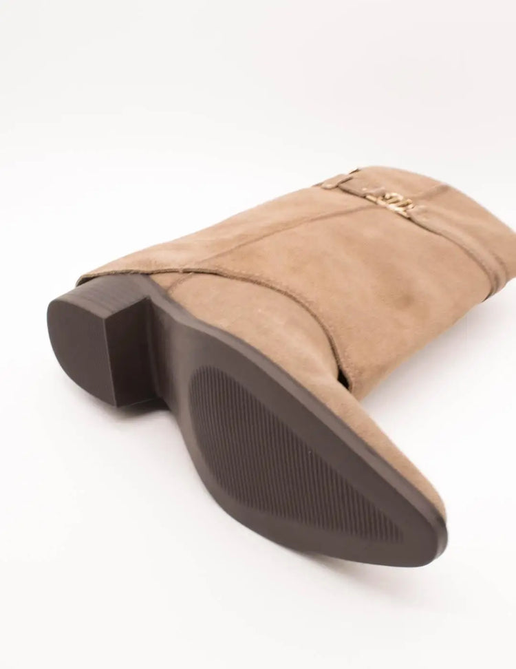 Carmela boot 164328-02 taupe suede for women