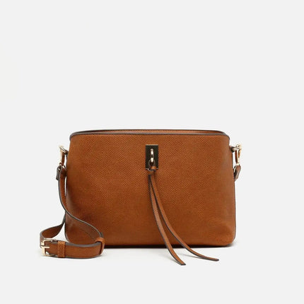 Borsa a tracolla piccola Misako Engri con dettagli metallici Money Pocket