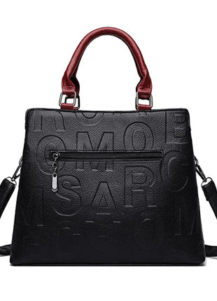 PU Leather Casual Crossbody Bags for Women Ladies Luxury Designer Tote Handbag Female Large Capacity Travel Shoulder Bag Sac PlatiNum