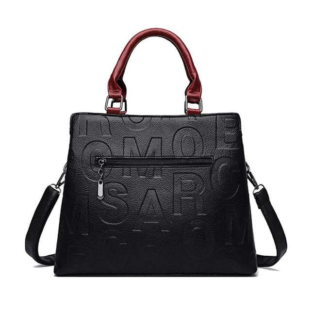 PU Leather Casual Crossbody Bags for Women Ladies Luxury Designer Tote Handbag Female Large Capacity Travel Shoulder Bag Sac PlatiNum