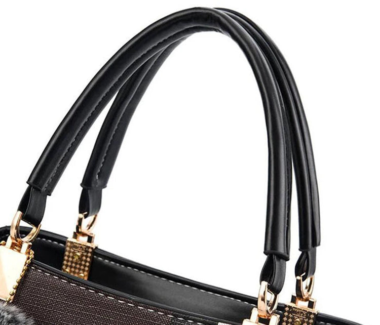 Elegant Designer Handbags Women Bags Messenger PU Leather Crossbody Bags Hairball tassen Girls Shoulder Bag Top-hand Tote Bag PlatiNum