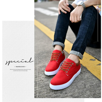 Fashion Canvas Men's Sneakers Black Lace Up Sping Shoes 2024 Classic Casual Vulcanized Shoes Size 46 47 Mens Spring Sport Shoes