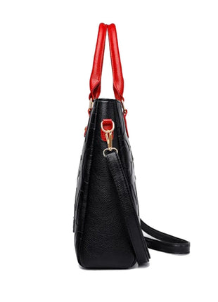 PU Leather Casual Crossbody Bags for Women Ladies Luxury Designer Tote Handbag Female Large Capacity Travel Shoulder Bag Sac PlatiNum