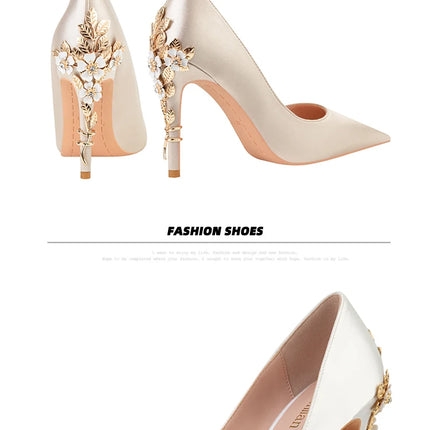 Moda mujer tacones altos bajos de aguja boda/fiesta zapatos de salón de señora primavera/otoño calzado femenino clásico calzado de mujer