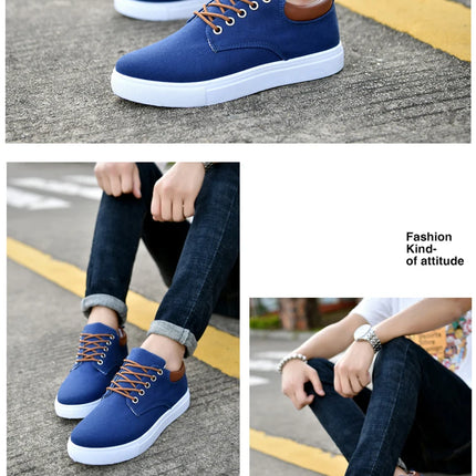 Fashion Canvas Men's Sneakers Black Lace Up Sping Shoes 2024 Classic Casual Vulcanized Shoes Size 46 47 Mens Spring Sport Shoes