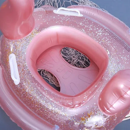 Rooxin Flamingo Nuoto Cerchio Bambino Infantile Galleggiante Piscina Anello di Nuoto Con Parasole Sedile Galleggiante Estate Spiaggia Piscina Festa Giocattoli