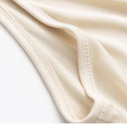 Sexy Natural Mulberry Silk Knitted Lace Camisole Bell Dress Bottom Women's Fashion Nightgown