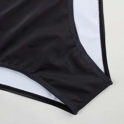 Costume da bagno bikini sexy Costumi da bagno Donna 2025 Costume intero Push Up Nuoto per abbigliamento da spiaggia Monokini Costumi da bagno taglie forti 2XL platinumshop