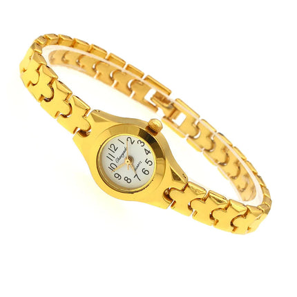 Orologio da polso da donna carino Mujer Relojes dorati Orologio al quarzo con quadrante piccolo Orologio da polso popolare Ora orologi eleganti da donna femminili platinumshop