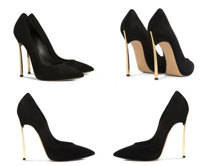 【Measure your feet length before order】Luxury Designer Women Pumps Stiletto High Heel Sexy Fetish Party Zapatos De Tacon C-PU-1