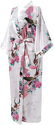 Abiti da notte da donna abiti da notte fiore abiti per la casa intimo Lingerie Casual Kimono abito d
