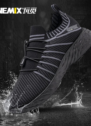 ONEMIX NUOVE Scarpe da Corsa in Offerta per Uomo, Sneakers Impermeabili e Traspiranti, Scarpe Sportive Antiscivolo da Trekking per Esterni PlatiNum