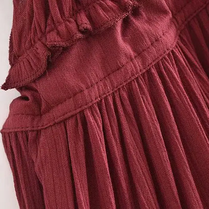 SheMujerSky Sexy Lace Patchwork Backless Mini Dress Summer V Neck Halter Dresses Women's Dress Elegant Party