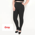 Plus Size 2XL 3XL 5XL Thick Leggings for Winter Super Stretchy Good Elastic 700g Very Warm  Fleece Leggin ouc688 PlatiNum