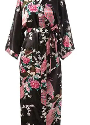 Abiti da notte da donna abiti da notte fiore abiti per la casa intimo Lingerie Casual Kimono abito d