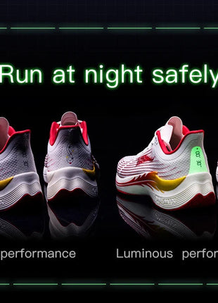 ONEMIX Scarpe da corsa da uomo per uomo Scarpe da passeggio per atletica leggera in mesh traspirante Scarpe da ginnastica da donna leggere rosse Scarpe da ginnastica sportive da uomo PlatiNum