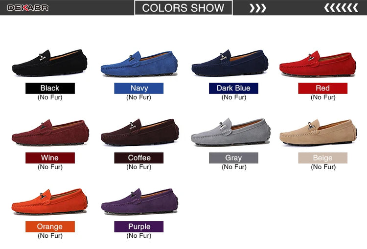 DEKABR Uomini Alla Moda Scarpe Casual di Grandi Dimensioni 38-47 di Marca Estate Mocassini Da Guida Traspirante All'ingrosso Uomo Calzature Morbide Scarpe Per Gli Uomini