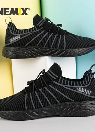 ONEMIX NUOVE Scarpe da Corsa in Offerta per Uomo, Sneakers Impermeabili e Traspiranti, Scarpe Sportive Antiscivolo da Trekking per Esterni PlatiNum