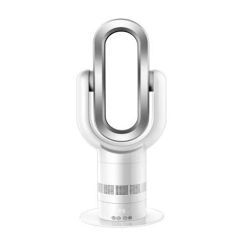 Ventilatore Freddo e Caldo con Telecomando, Senza Pale, 220V, Ultra-silenzioso, Purificatore d'Aria, Alta Qualità, Programmabile 1-9 Ore