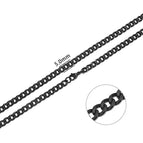 5mm Black Curb / 60cm