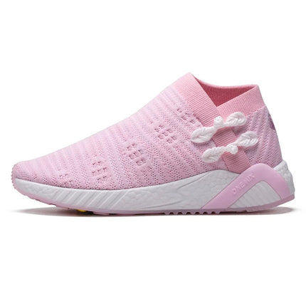 ONEMIX Bambini Scarpe Da Ginnastica di Moda per le Ragazze Dei Ragazzi Della Maglia Scarpe Da Tennis Respirabili di Sport Runningg Scarpe Bambini Casual Scarpe Basse Da Passeggio PlatiNum