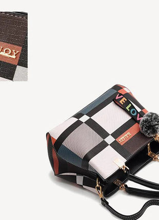 Elegant Designer Handbags Women Bags Messenger PU Leather Crossbody Bags Hairball tassen Girls Shoulder Bag Top-hand Tote Bag PlatiNum