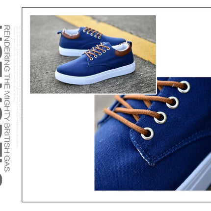 Fashion Canvas Men's Sneakers Black Lace Up Sping Shoes 2024 Classic Casual Vulcanized Shoes Size 46 47 Mens Spring Sport Shoes