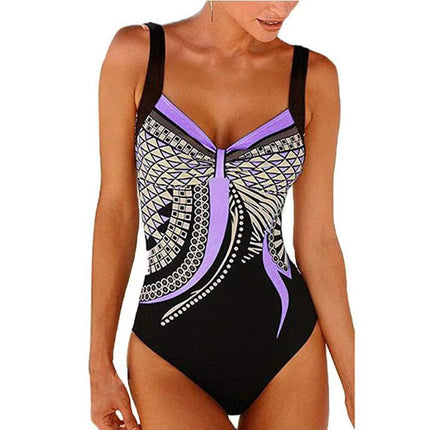 Costume da bagno bikini sexy Costumi da bagno Donna 2025 Costume intero Push Up Nuoto per abbigliamento da spiaggia Monokini Costumi da bagno taglie forti 2XL platinumshop