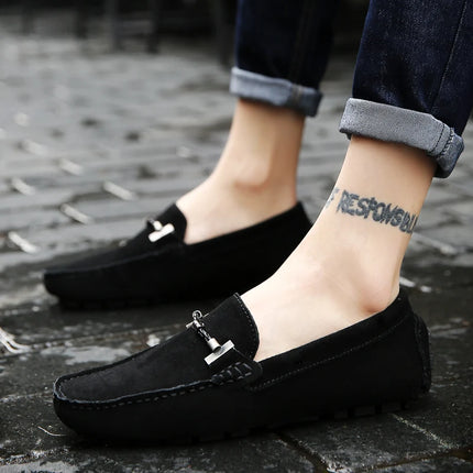 Nuovi uomini scarpe casual moda pelle scamosciata morbida mocassini da uomo mocassini per il tempo libero slip on scarpe da guida da uomo scarpe pigre fatte a mano appartamenti comodi