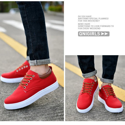 Fashion Canvas Men's Sneakers Black Lace Up Sping Shoes 2024 Classic Casual Vulcanized Shoes Size 46 47 Mens Spring Sport Shoes