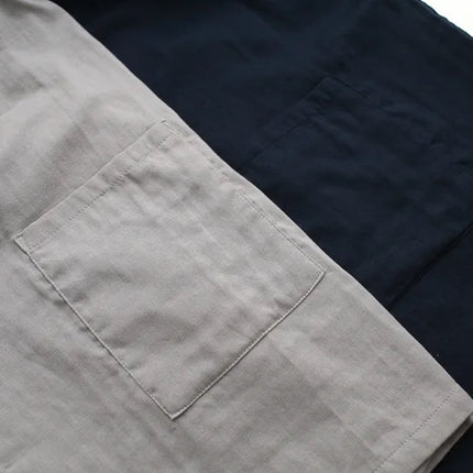 Pantaloni cardigan kimono stile giapponese 2 pezzi Set indumenti da notte da uomo accappatoio in cotone comodo abito da casa vestaglia indumenti da notte casual quotidiano